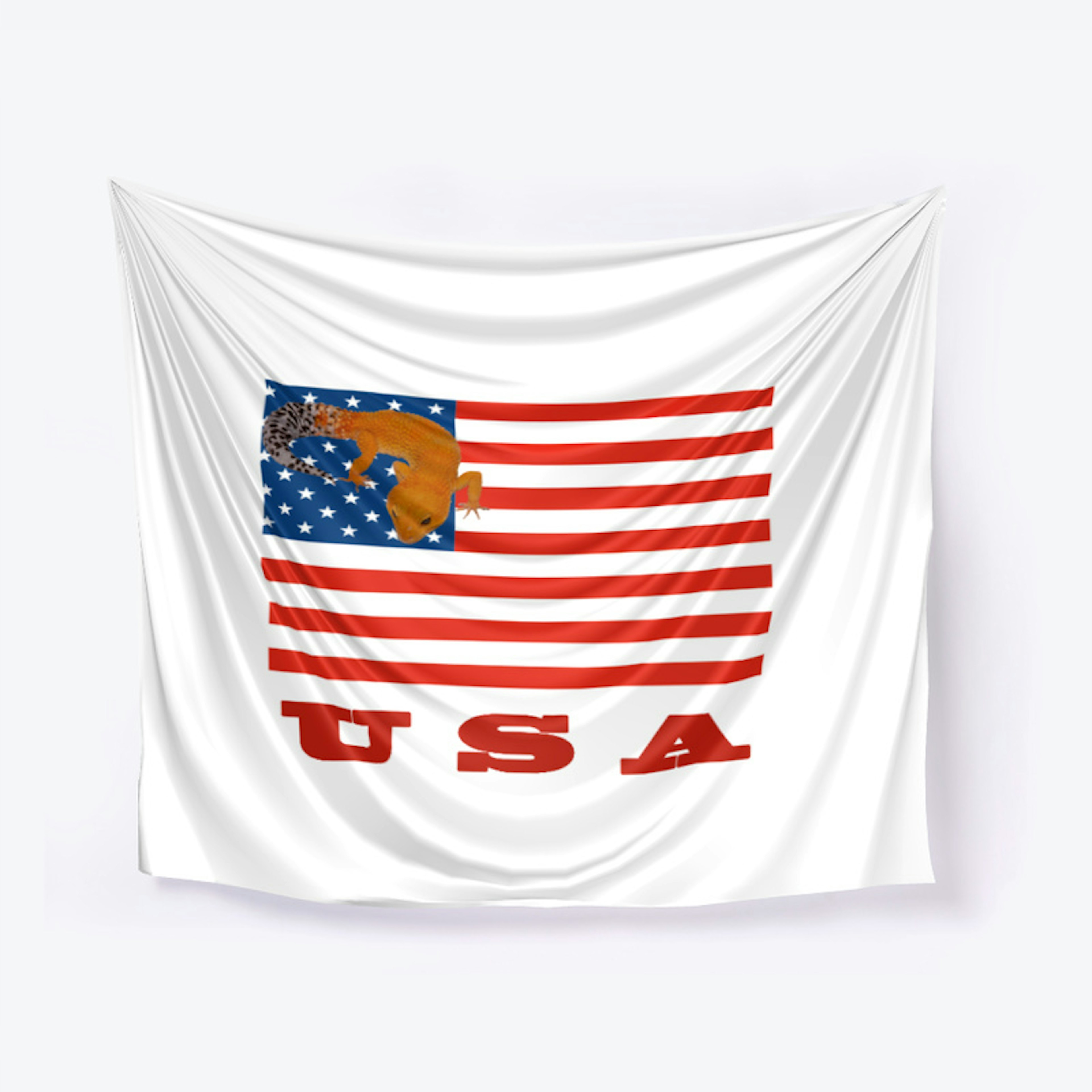 USA American Flag Leopard Gecko